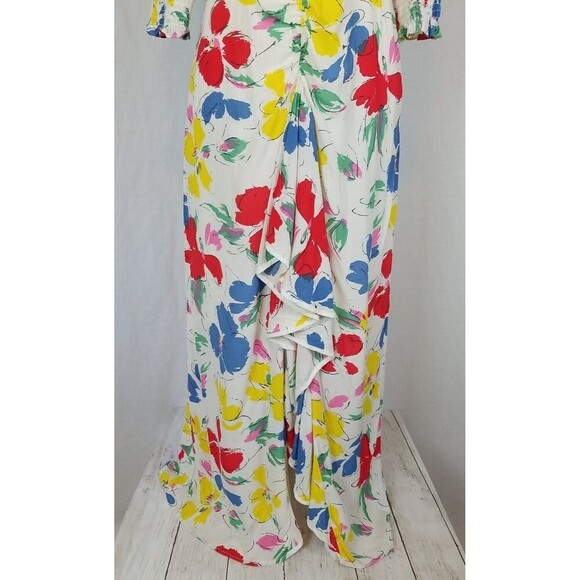 RIXO for Target Floral Cascade Ruffle Dress Size 6 - Picture 10 of 12